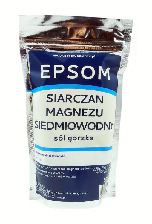 SL GORZKA, EPSOM, Siarczan magnezu 500g